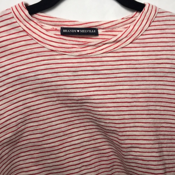 brandy melville stripped tee - Picture 3 of 4